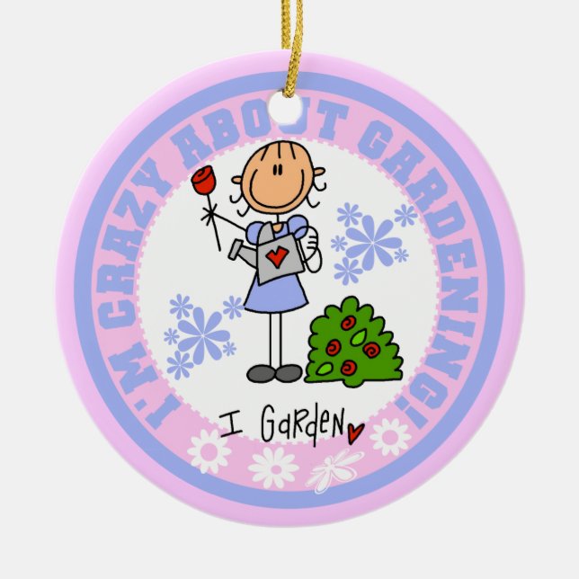 Crazy Om  Julgransprydnad Keramik (Framsidan)