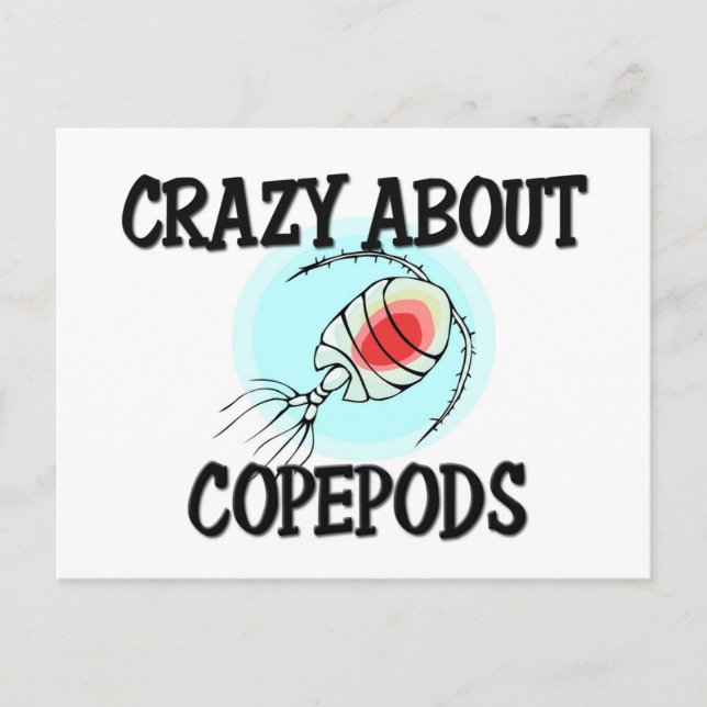 Crazy Om kopepods Vykort (Framsida)