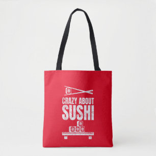 Crazy Om Sushi Tote Bag Tygkasse