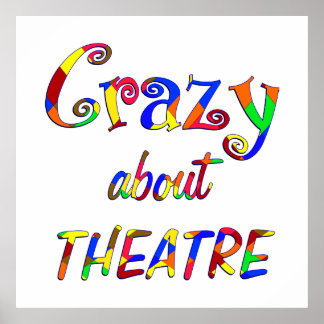 Crazy Om teater Poster