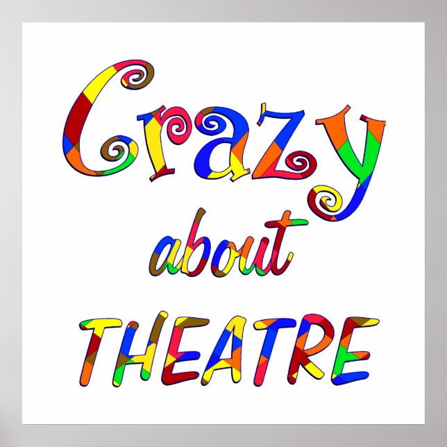 Crazy Om teater Poster (Framsidan)