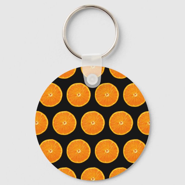Crazy on Clementines - Black Nyckelring (Framsida)