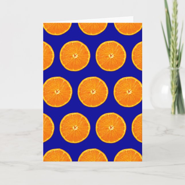 Crazy on Clementines - Blue Kort (Framsida)
