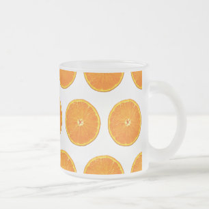 Crazy on Clementines Frostad Glasmugg