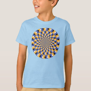 Crazy Optical Illusion - oändlig cirkel Tee Shirt