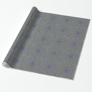 Crazy Optical Illusion Wrapping Papper Presentpapper
