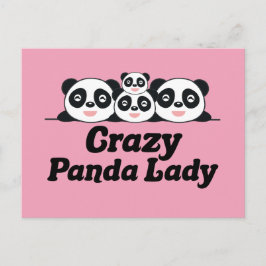 Crazy Panda Dam Vykort