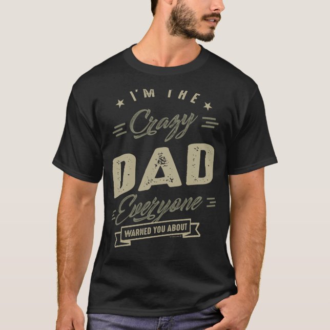 Crazy Pappa T Shirt (Framsida)