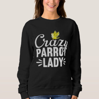 Crazy Parrot Lady Yellow Lutino Monk Parakeet Quak T Shirt