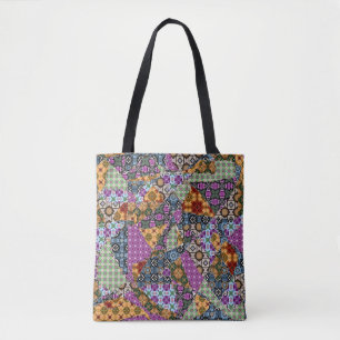 Crazy Patchwork Tygkasse