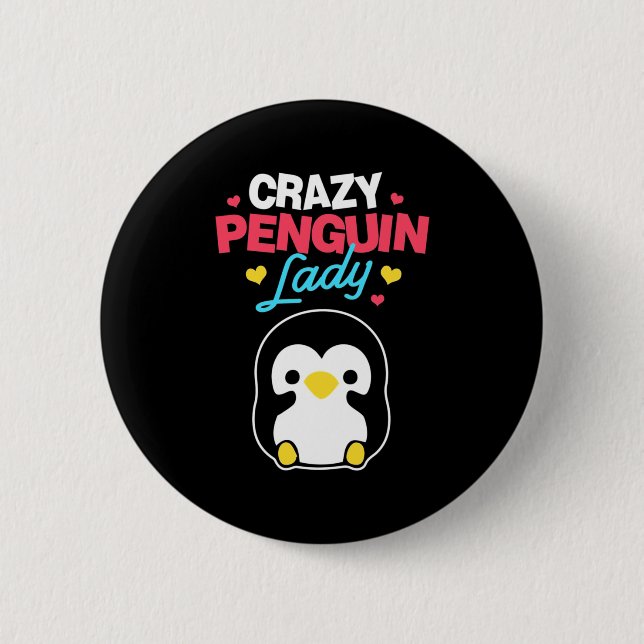 Crazy Penguin Dam Knapp (Framsida)