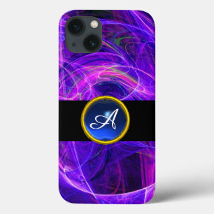 CRAZY PHOTON BLUE SAPPHIRE GEM STONE MONOGRAM