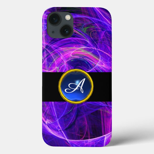 CRAZY PHOTON BLUE SAPPHIRE GEM STONE MONOGRAM (Baksida)