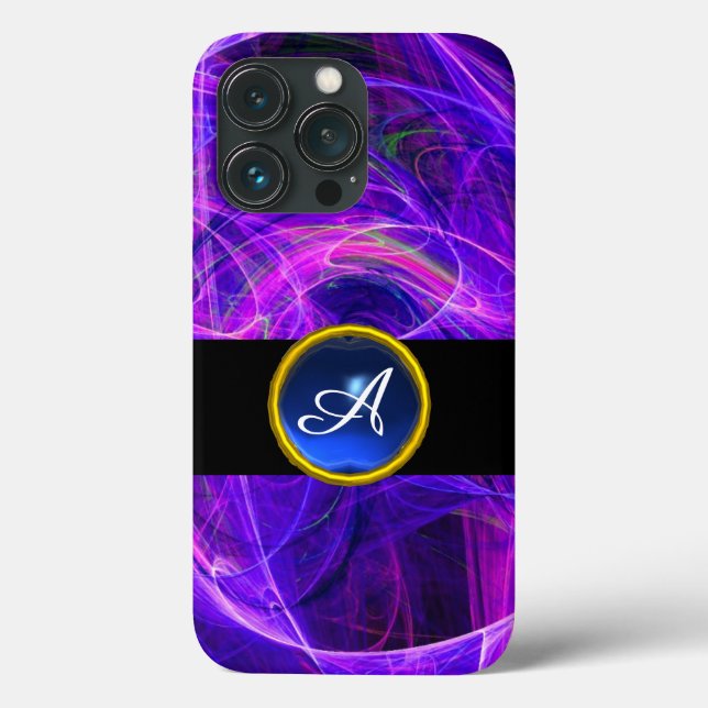 CRAZY PHOTON BLUE SAPPHIRE GEM STONE MONOGRAM (Baksida)