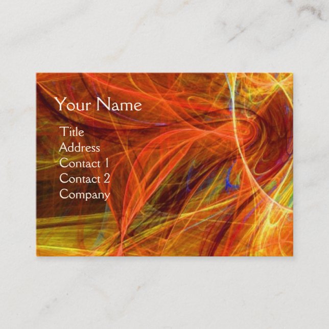 CRAZY PHOTON monogram Vibrant svart rosa Visitkort (Framsida)