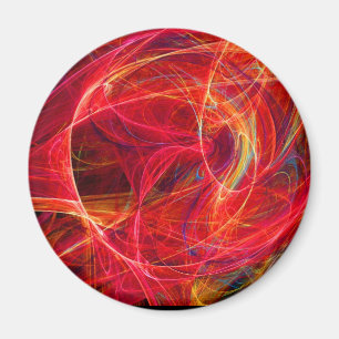 CRAZY PHOTON, Red Orange Gult Magnet