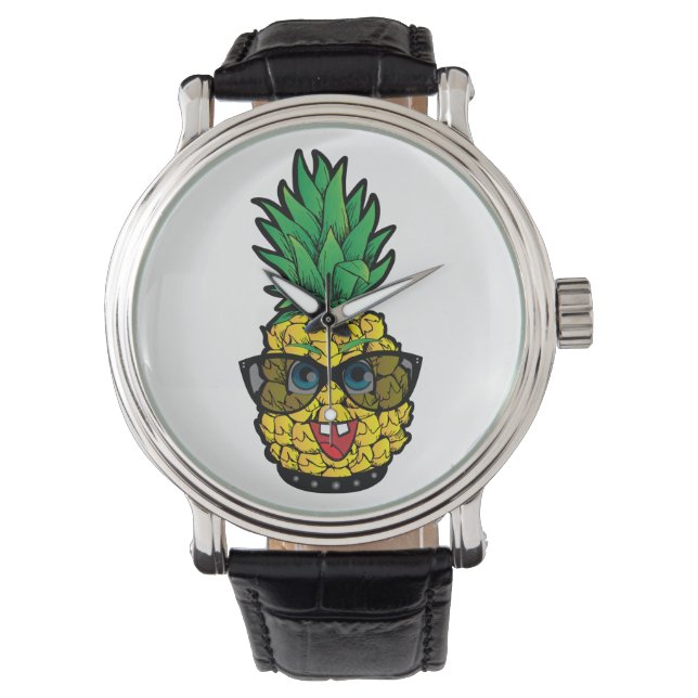 Crazy Pineapple Armbandsur (Framsida)