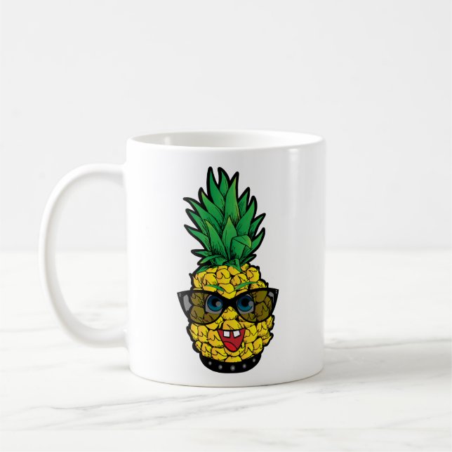 Crazy Pineapple Kaffemugg (Vänster)