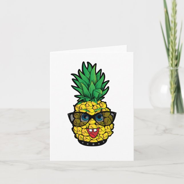 Crazy Pineapple Kort (Framsida)