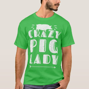 Crazy Ping Dam Gris Djuruppfödning i Älskare T Shirt