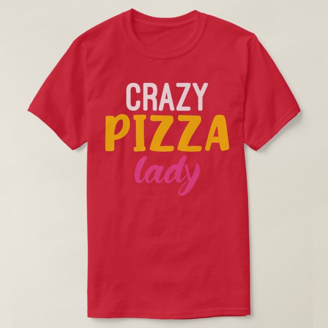 Crazy Pizza Dam Snack Pizzalove Pizza Premium T-S T Shirt (Design framsida)