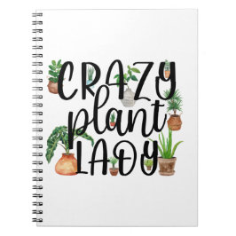 Crazy Plant Dam bärbar dator med kruka växter Anteckningsbok
