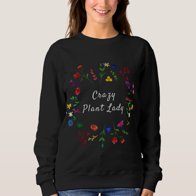 Crazy Plant Dam Funny Garden Gift Gardener T Shirt (Framsida)