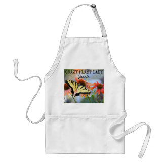 Crazy Plant Dam Garden Apron Förkläde