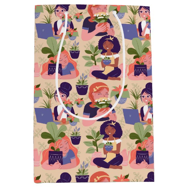 Crazy Plant Dam Gift Bag (Framsidan)