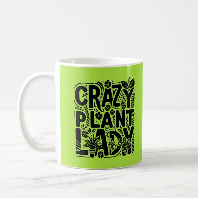 Crazy Plant Dam Kaffemugg (Vänster)