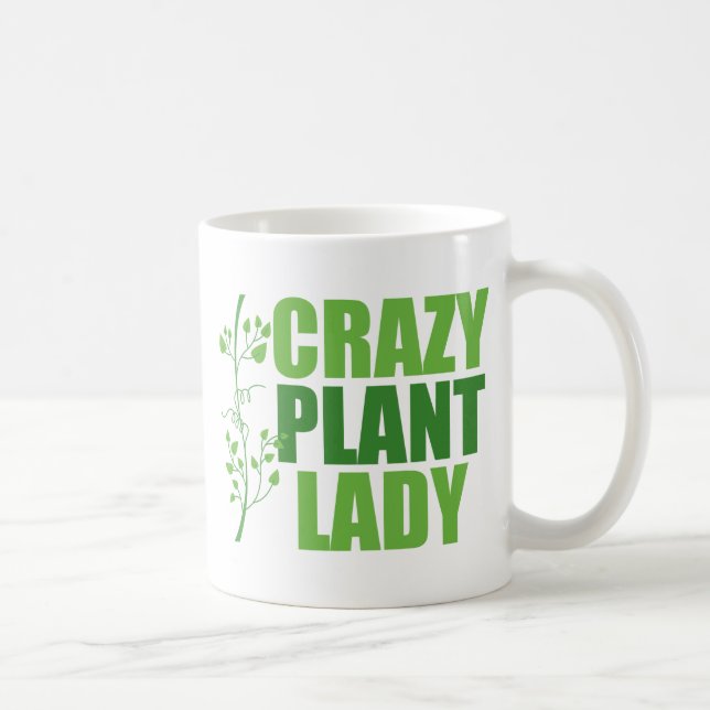 Crazy Plant Dam Kaffemugg (Höger)