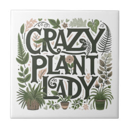 Crazy Plant Dam Kakelplatta