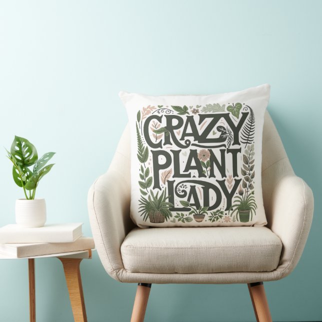 Crazy Plant Dam Kudde (Stol)