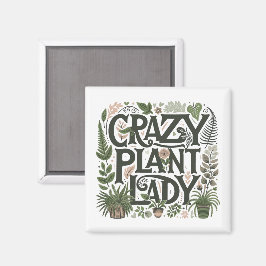 Crazy Plant Dam Magnet