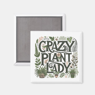 Crazy Plant Dam Magnet