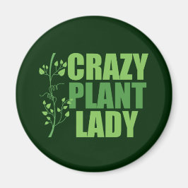 Crazy Plant Dam Magnet