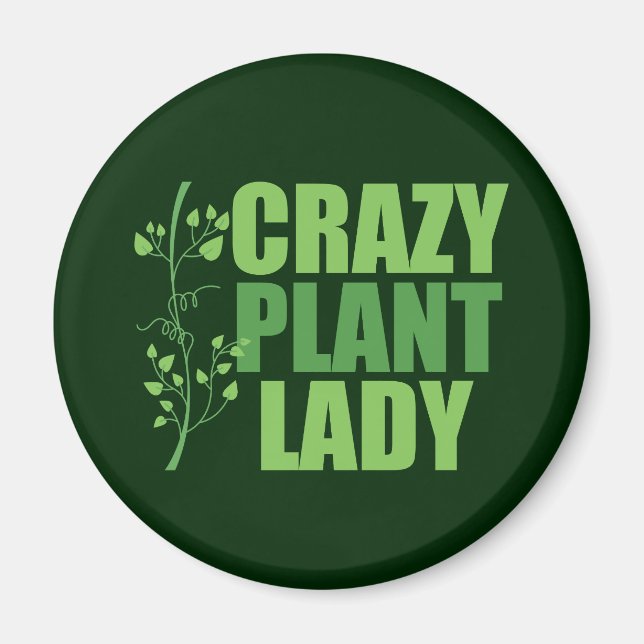 Crazy Plant Dam Magnet (Framsidan)