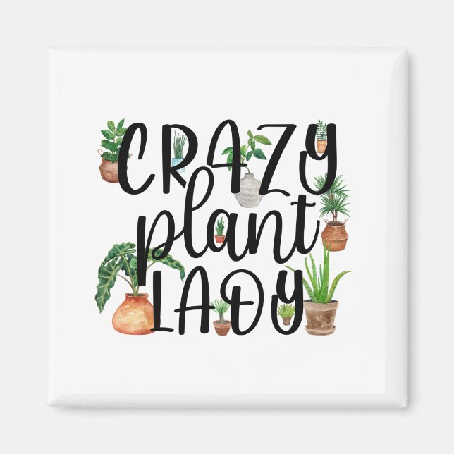 Crazy Plant Dam Magnet Classic (Framsidan)