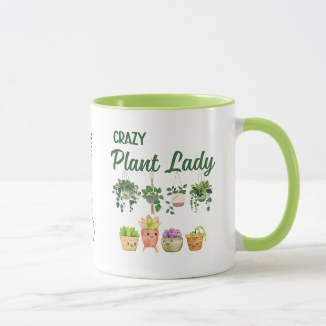 Crazy Plant dam Mugg (Höger)