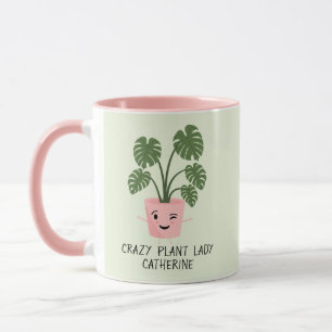 Crazy Plant Dam Plant Älskare Personlig Mugg