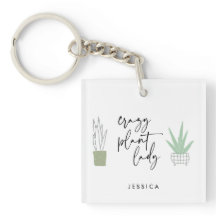 Crazy Plant Dam Plant Älskare Skript Teckning