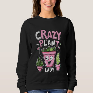 Crazy Plant Dam - Plant Älskare T Shirt