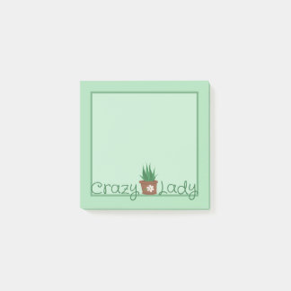 Crazy Plant Dam Post-it Block