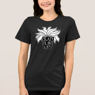 Crazy Plant Dam Poted Houseplant T Shirt