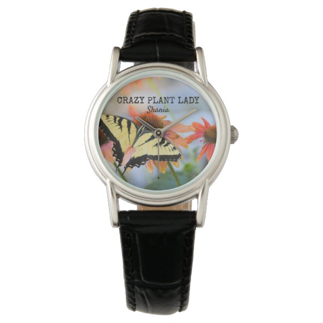 Crazy Plant Dam Watch Armbandsur (Framsida)