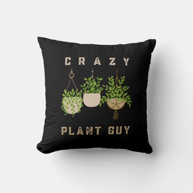 Crazy Plant Guy,  Älskare Kudde (Framsida)