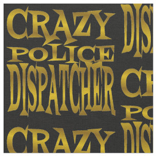 Crazy Police Dispatcher i Guld Tyg