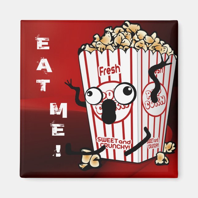 Crazy Popcorn! Magnet (Framsidan)
