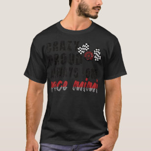 Crazy Proud Alltid Loud Tävling Mimi Grandma T-Shi T Shirt