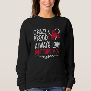 Crazy Proud Dirt Bike Mamma från en Mamma av en sm T Shirt